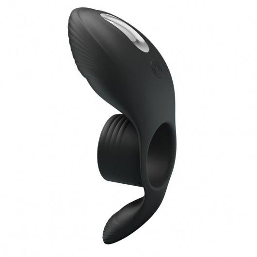 Черное кольцо на пенис с вибрацией Vibration Penis Sleeve - Baile - в Самаре купить с доставкой