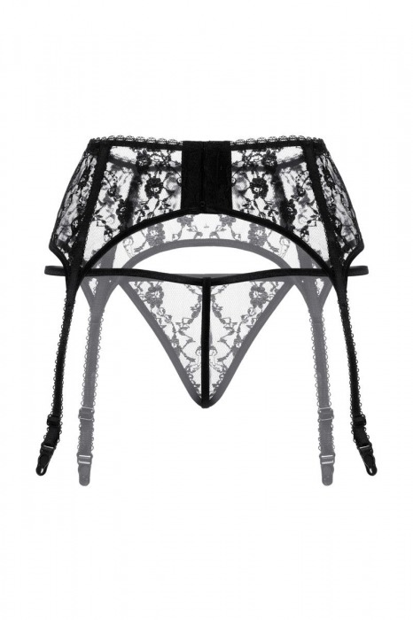 Комплект из кружевного пояса и трусиков-стринг - SoftLine купить с доставкой