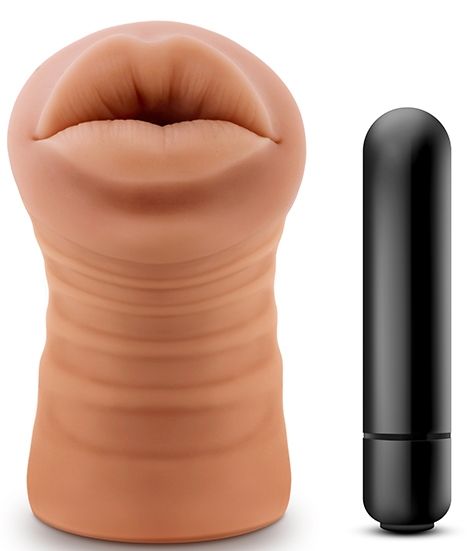 Кофейный мастурбатор-ротик Isabella - Blush Novelties - в Самаре купить с доставкой