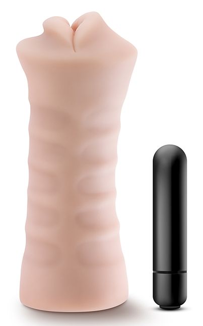 Телесный мастурбатор-ротик Angie - Blush Novelties - в Самаре купить с доставкой