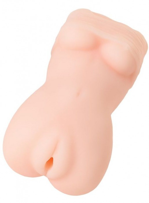 Телесный мастурбатор в виде женской фигурки - Toyfa Basic - в Самаре купить с доставкой