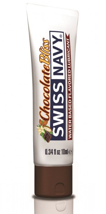 Лубрикант с ароматом шоколада Swiss Navy Chocolate Bliss Lube - 10 мл. - Swiss navy - купить с доставкой в Самаре