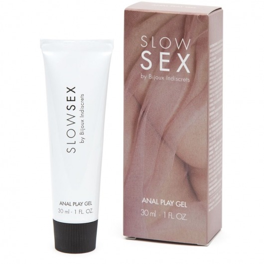 Лубрикант на водной основе Slow Sex Anal Play Gel - 30 мл. - Bijoux Indiscrets - купить с доставкой в Самаре