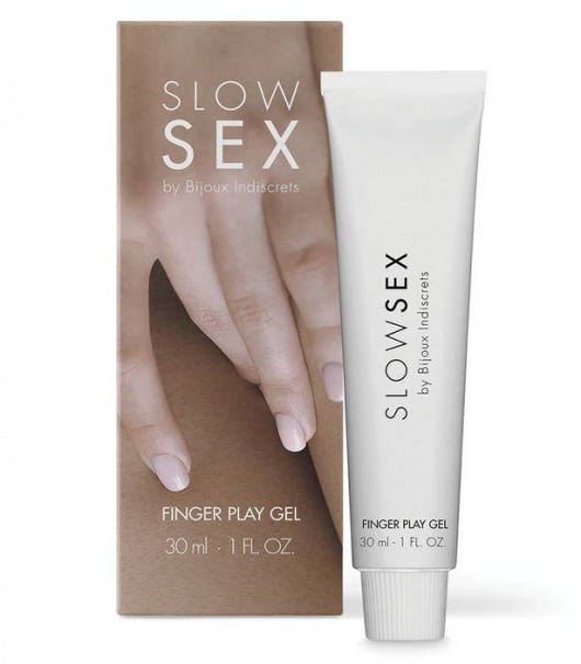 Гель для мастурбации с ароматом кокоса Slow Sex Finger Play Gel - 30 мл. - Bijoux Indiscrets - купить с доставкой в Самаре
