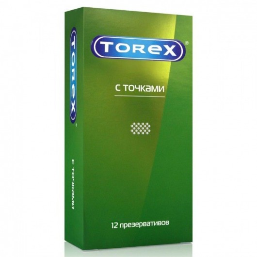 Текстурированные презервативы Torex  С точками  - 12 шт. - Torex - купить с доставкой в Самаре