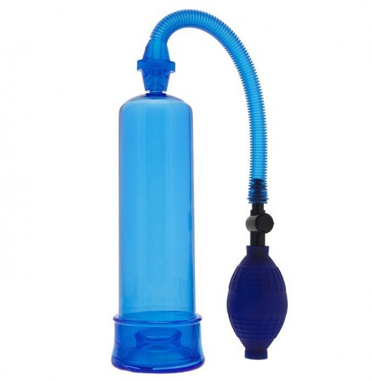 Синяя вакуумная помпа MENZSTUFF PENIS ENLARGER - Dream Toys - в Самаре купить с доставкой