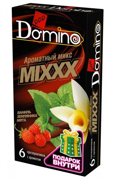 Ароматизированные презервативы DOMINO  Ароматный микс  - 6 шт. - Domino - купить с доставкой в Самаре