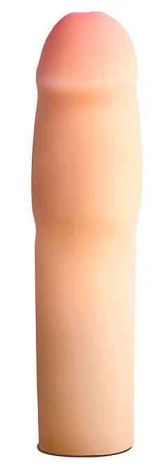 Телесная насадка-удлинитель на пенис PERFORMANCE 1.5INCH COCK XTENDER - 16 см. - Blush Novelties - в Самаре купить с доставкой