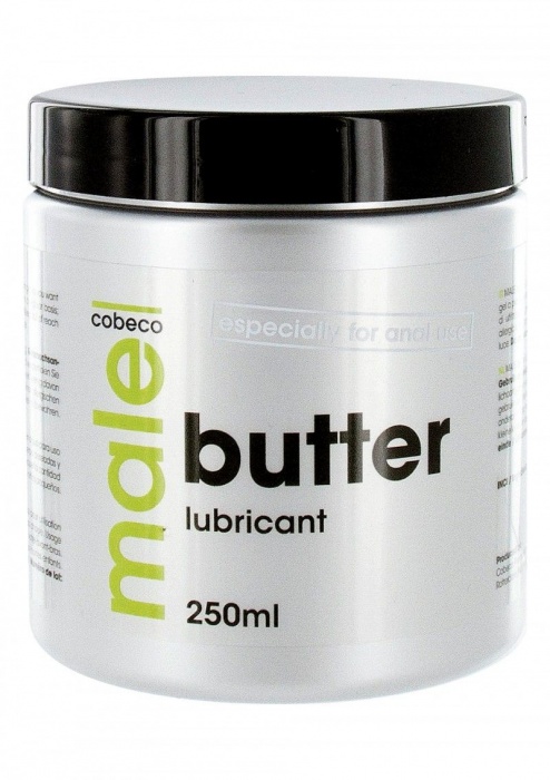 Анальный лубрикант MALE Cobeco Butter Lubricant - 250 мл. - Cobeco - купить с доставкой в Самаре