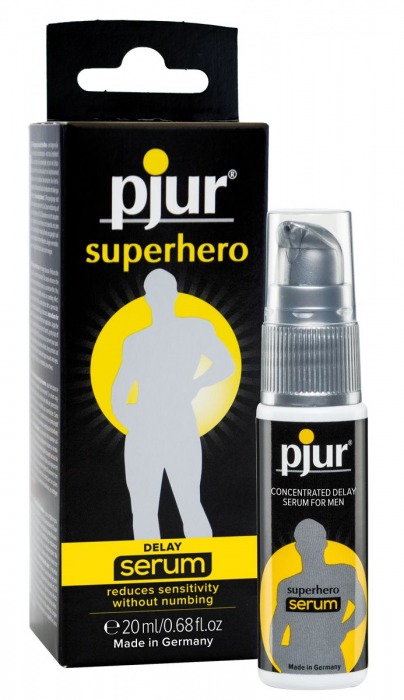 Сыворотка-пролонгатор pjur SUPERHERO Delay Serum - 20 мл. - Pjur - купить с доставкой в Самаре