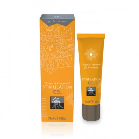 Возбуждающий интимный гель STIMULATION GEL Ginger   Cinnamon - 30 мл. - Shiatsu - купить с доставкой в Самаре
