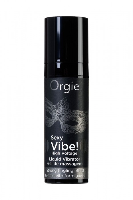Гель для массажа ORGIE Sexy Vibe High Voltage с эффектом вибрации - 15 мл. - ORGIE - купить с доставкой в Самаре