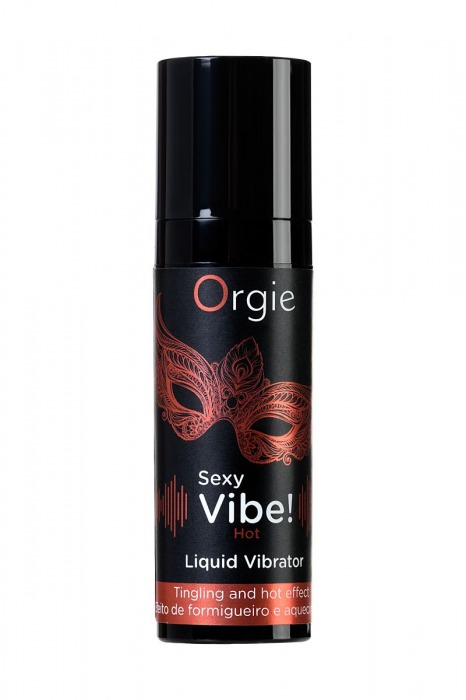 Разогревающий гель для массажа ORGIE Sexy Vibe Hot с эффектом вибрации - 15 мл. - ORGIE - купить с доставкой в Самаре