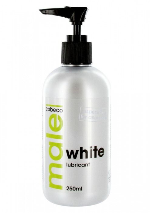 Анальная смазка на водной основе MALE Cobeco White Lubricant - 250 мл. - Cobeco - купить с доставкой в Самаре