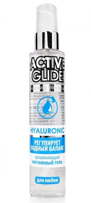 Увлажняющий интимный гель Active Glide Hyaluronic - 100 гр. - Биоритм - купить с доставкой в Самаре
