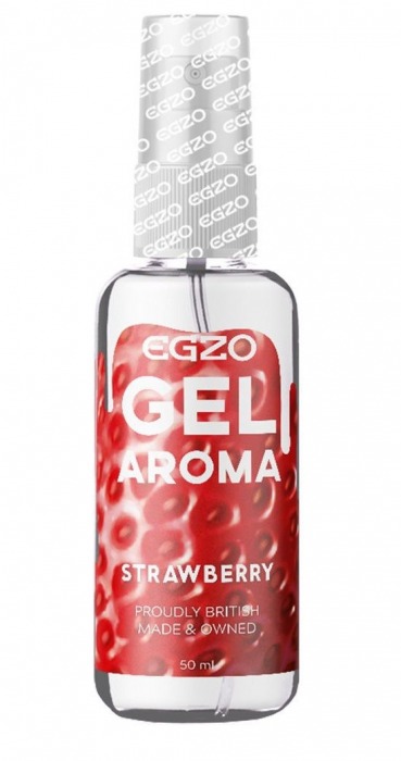 Интимный лубрикант EGZO AROMA с ароматом клубники - 50 мл. - EGZO - купить с доставкой в Самаре