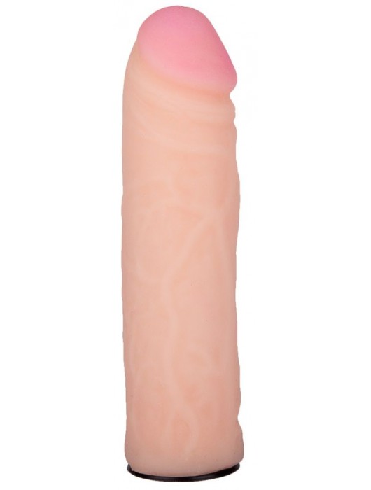 Пояс-трусики с насадкой Glamour Silver - 15,5 см. - LOVETOY (А-Полимер) - купить с доставкой в Самаре