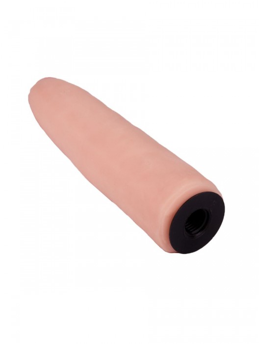 Пояс-трусики с насадкой Glamour Silver - 15,5 см. - LOVETOY (А-Полимер) - купить с доставкой в Самаре