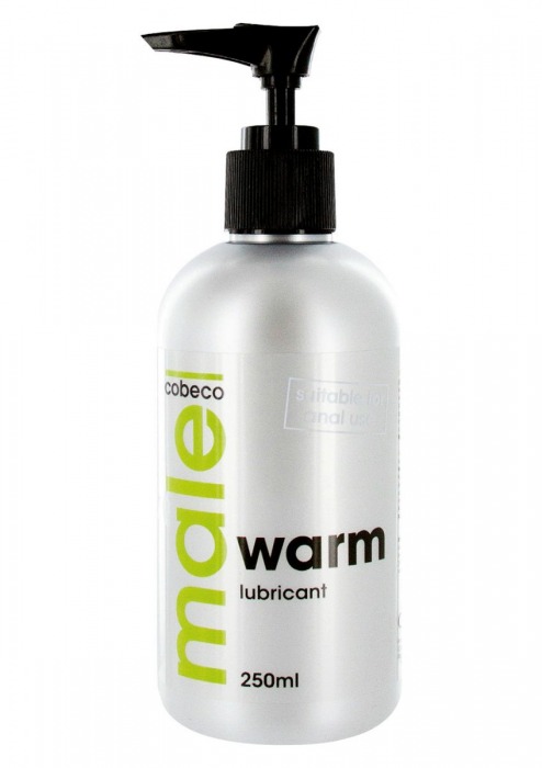 Лубрикант с согревающим эффектом MALE Cobeco Warm Lubricant - 250 мл. - Cobeco - купить с доставкой в Самаре