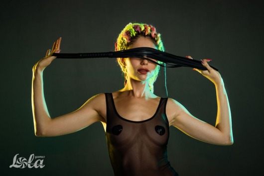 Черная плеть Blazing - 64 см. - Lola Games - купить с доставкой в Самаре