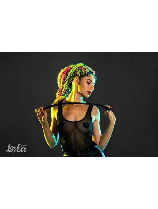 Черный стек Tease - 56,5 см. - Lola Games - купить с доставкой в Самаре