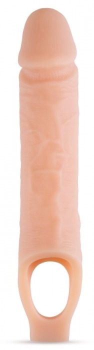 Телесный реалистичный фаллоудлинитель 10 Inch Silicone Cock Sheath Penis Extender - 25,4 см. - Blush Novelties - в Самаре купить с доставкой