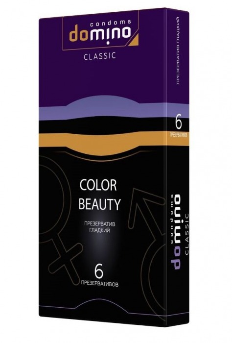 Разноцветные презервативы DOMINO Colour Beauty - 6 шт. - Domino - купить с доставкой в Самаре
