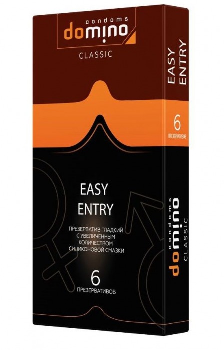 Презервативы с увеличенным количеством смазки DOMINO Easy Entry - 6 шт. - Domino - купить с доставкой в Самаре