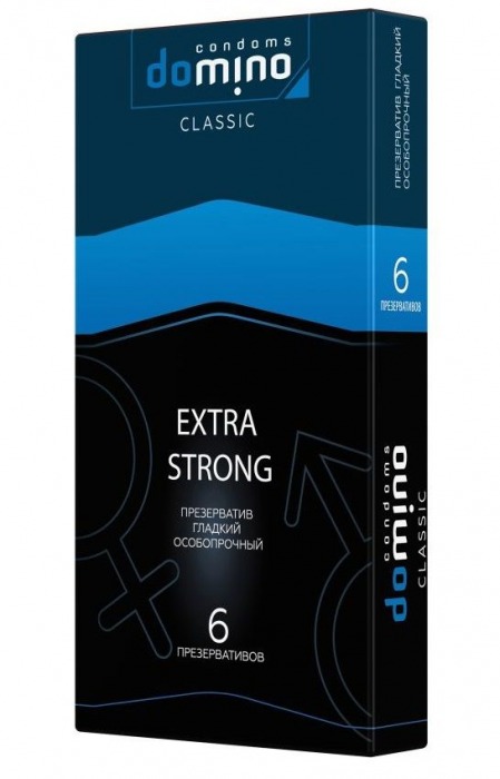 Суперпрочные презервативы DOMINO Extra Strong - 6 шт. - Domino - купить с доставкой в Самаре