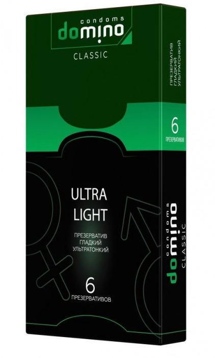 Супертонкие презервативы DOMINO Ultra Light - 6 шт. - Domino - купить с доставкой в Самаре