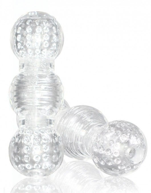 Прозрачный фигурный мастурбатор Master Stroker - Blush Novelties - в Самаре купить с доставкой