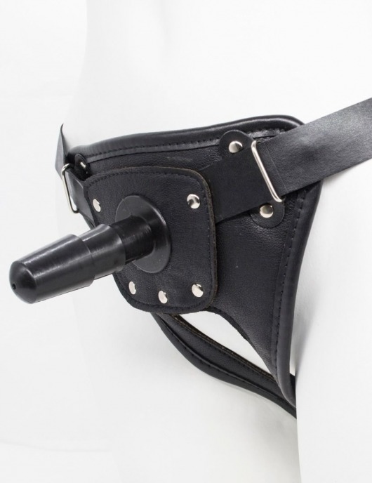 Черный пояс для насадок CLASS STRAP Restyling - LOVETOY (А-Полимер) - купить с доставкой в Самаре