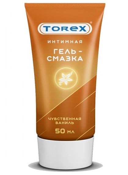 Смазка на водной основе TOREX  Чувственная ваниль  - 50 мл. - Torex - купить с доставкой в Самаре