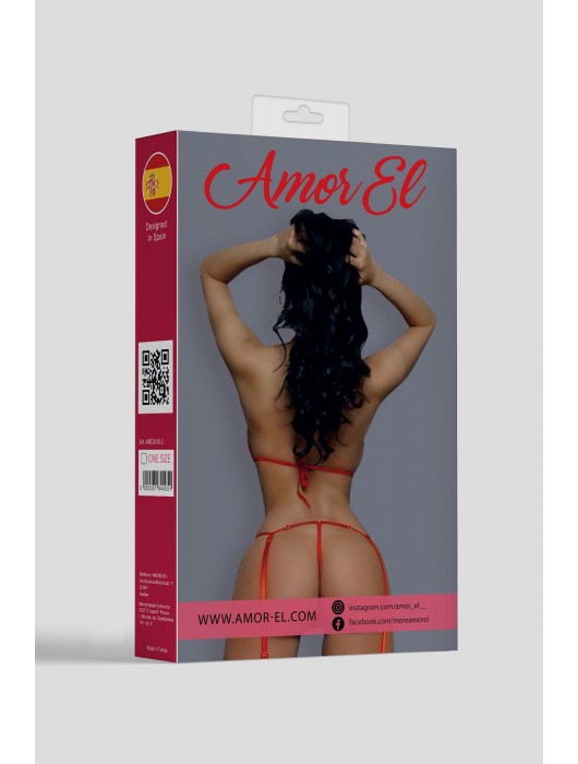 Соблазнительный комплект нижнего белья - Amor El купить с доставкой