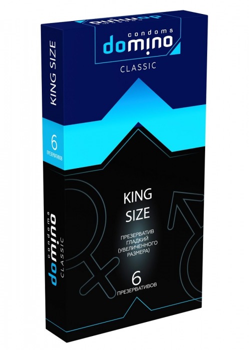 Презервативы увеличенного размера DOMINO Classic King size - 6 шт. - Domino - купить с доставкой в Самаре