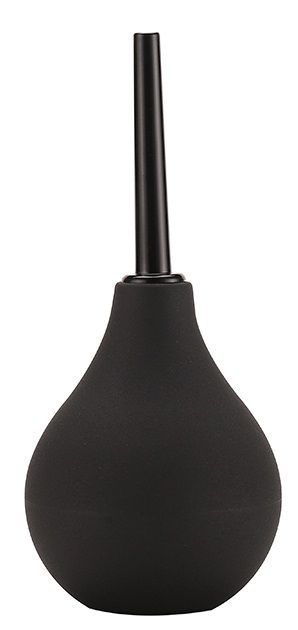 Черный анальный душ ANAL DOUCHE с прямым наконечником - Dream Toys - купить с доставкой в Самаре