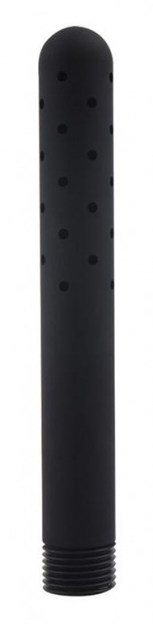 Черная насадка для анального душа ANAL DOUCHE - 15 см. - Dream Toys - купить с доставкой в Самаре