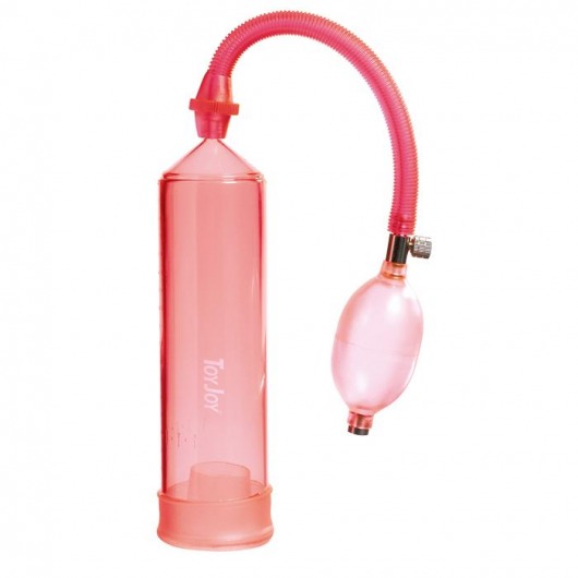 Красная вакуумная помпа Power Pump Red - Toy Joy - в Самаре купить с доставкой