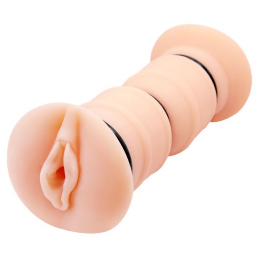 Телесный вибромастурбатор-вагина Michelle - Baile - в Самаре купить с доставкой