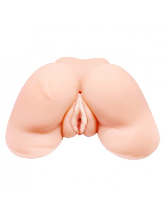 Телесная вибровагина Julie с 2 рабочими отверстиями - Baile - в Самаре купить с доставкой