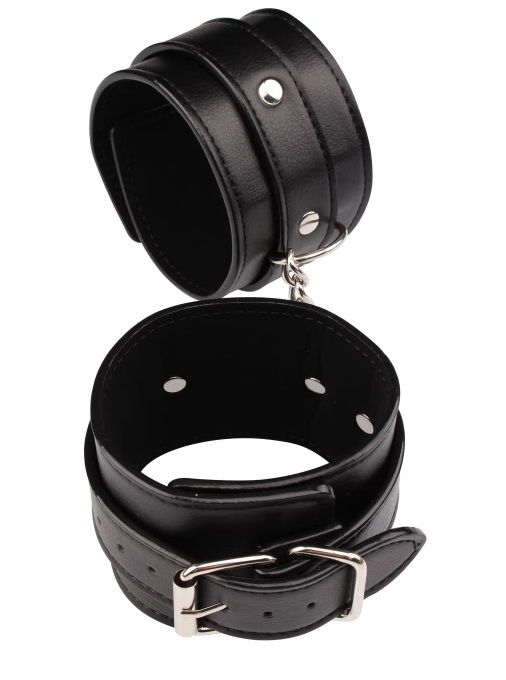 Черные оковы Classic Ankle Cuffs - Chisa - купить с доставкой в Самаре