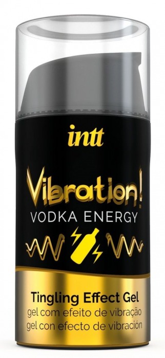 Жидкий интимный гель с эффектом вибрации Vibration! Vodka Energy - 15 мл. - INTT - купить с доставкой в Самаре