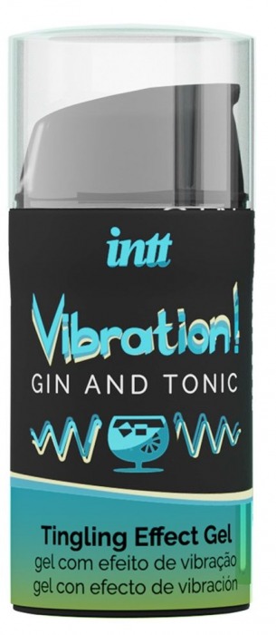 Жидкий интимный гель с эффектом вибрации Vibration! Gin   Tonic - 15 мл. - INTT - купить с доставкой в Самаре