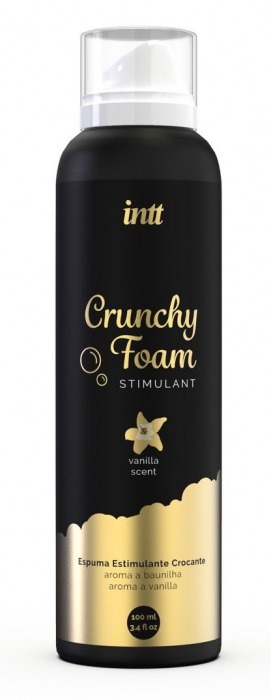 Пенка для массажа Crunchy Foam Stimulant Vanilla - 100 мл. - INTT - купить с доставкой в Самаре