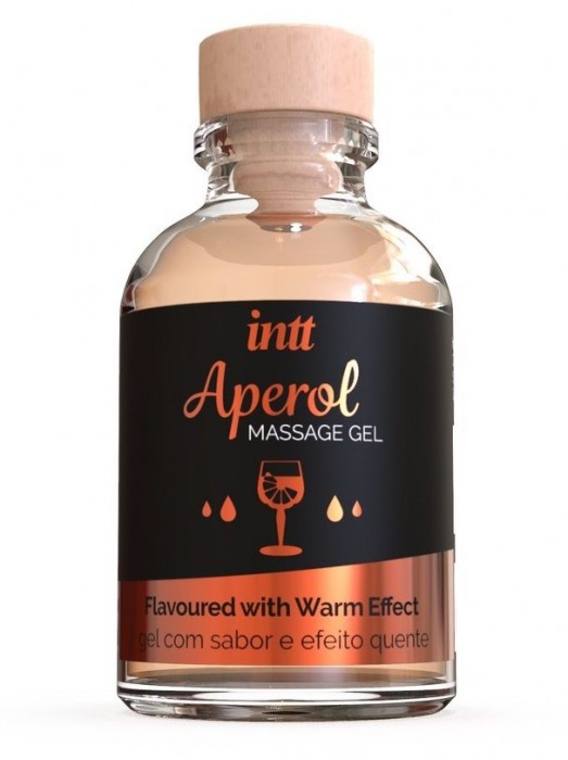 Массажный гель с согревающим эффектом Aperol - 30 мл. - INTT - купить с доставкой в Самаре