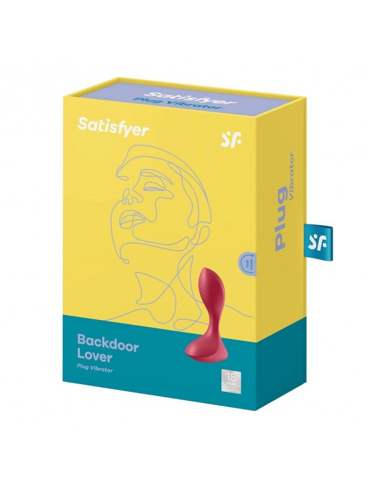 Красный вибромассажёр простаты Satisfyer Backdoor Lover - 14 см. - Satisfyer - в Самаре купить с доставкой