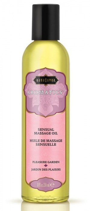 Массажное масло с цветочным ароматом Pleasure Garden - 236 мл. - Kama Sutra - купить с доставкой в Самаре