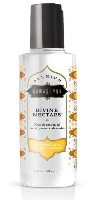 Гель-лубрикант на водной основе Divine Nectars Vanilla с ароматом ванили - 150 мл. - Kama Sutra - купить с доставкой в Самаре