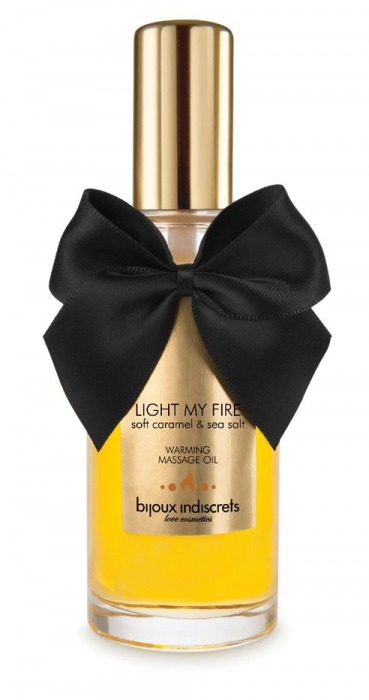 Массажное масло Light My Fire с ароматом карамели - 100 мл. - Bijoux Indiscrets - купить с доставкой в Самаре