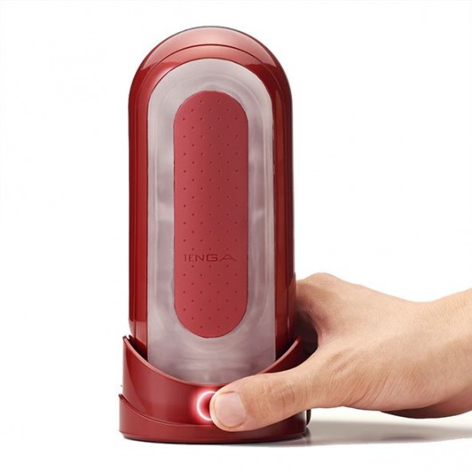 Красный мастурбатор Flip Zero Red   Warmer с подогревом - Tenga - в Самаре купить с доставкой
